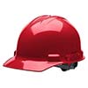 Cordova Faceshields Duo Red Cap Style Helmet: 4 Point Ratchet H24R4