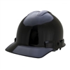 Cordova Faceshields Duo Black Cap Style Helmet: 4 Point Ratchet H24R7