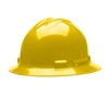 Cordova Faceshields Duo Yellow Full Brim Style Helmet: 6 Point H36R2