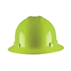 Cordova Faceshields Duo Hi Viz Green Full Brim Style Helmet: H36R6