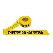 Cordova 2.5 Mil Yellow Caution Do Not Enter T25102