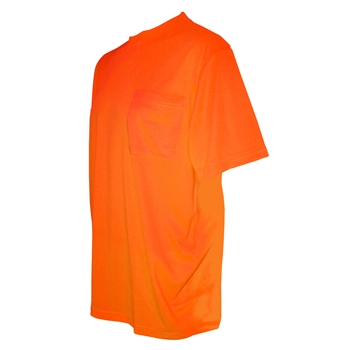 Cordova V130 Hi-Vis Orange Mesh T-Shirt, 100% Polyester, Chest Pocket, Birdseye Mesh - Each