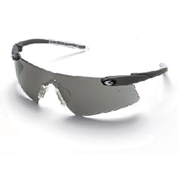 Crews DS112 Desperado Safety Glasses With Black Frame And Gray Polycarbonate Duramass Anti-Scratch Lens