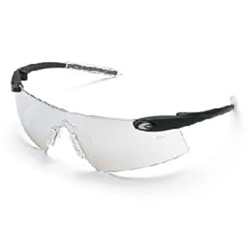 Crews DS119 Desperado Safety Glasses With Black Frame And Clear Polycarbonate Duramass Anti-Scratch Indoor/Outdoor M