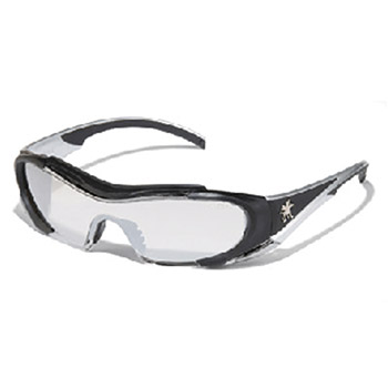 Crews Safety Safety Glasses Hellion Black Silver HL119AF