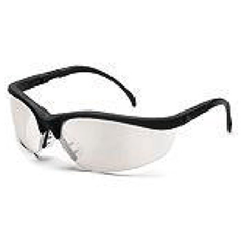 Crews KD119 Klondike Safety Glasses With Black Frame And Clear Polycarbonate Duramass Anti-Scratch Indoor/Outdoor