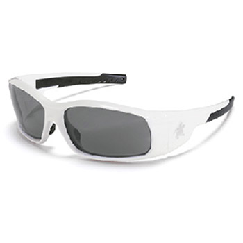 Crews SR122AF Swagger Safety Glasses With Polished White Polycarbonate Frame And Clear Polycarbonate Duramass AF4