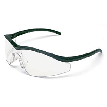 Crews T1110AF Triwear Nylon Safety Glasses With Onyx Frame Clear Polycarbonate Duramass AF4 Anti-Scratch Anti-Fog Lense