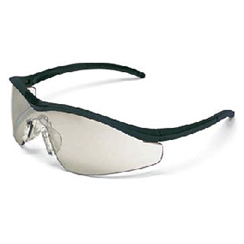 Crews T1119AF Triwear Nylon Safety Glasses With Onyx Frame Clear Polycarbonate Duramass AF4 Anti-Scratch Anti-Fog Indicator