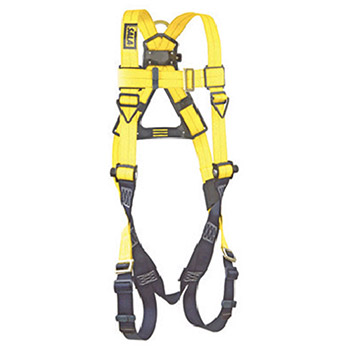 DBI/SALA 1103321 Universal Delta Vest Style Full Body Size Harness With Back D-Ring Pass Thru Buckle Leg Straps