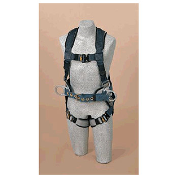 DBI/SALA 1108502 Large ExoFit Construction Vest Style Harness With Back D-Ring Sewn-In Back Pad And Belt With Side