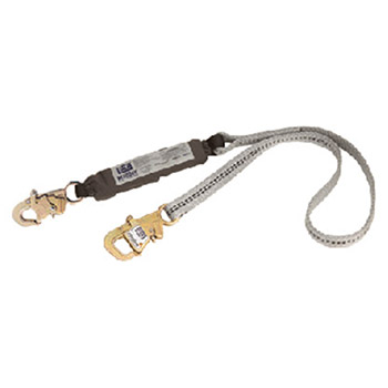 DBI/SALA 1241906 6' WrapBax2 Tie-Back Shock Absorbing Lanyard With Snap Hook On One End And Tie Back Hook On Other End