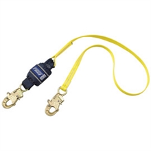 3M DBI-SALA Force2 Double-Leg Tie-Back Web, 100% Tie-Off Shock Absorbing Lanyard 1246075, Hooks at Leg Ends, Per Each