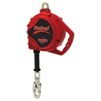 DBI/SALA 3590500 33' Red Rebel Self Retracting Lifeline With 5mm Galvanized Cable Thermoplastic Housing And Carabiner