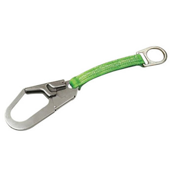 Miller By Honeywell DFP480Z719INGN 19" Green Web Steel Anchorage Connector With 2 1/2" Rebar Hook And D-Ring