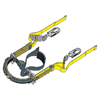 Miller 7700AYLGP1 by Honeywell 20" - 60" StopFall Fall Restraint Device With Attached Gaff Pullers Inner Cam Buckle Adjustment And Ounce