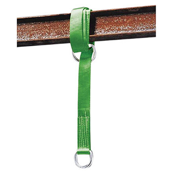 Miller By Honeywell DFP81836FTGN 6' 2" Green Nylon Web Cross Arm Strap With -1- 2" D-Ring And -1- 3" D-Ring