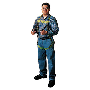 Miller By Honeywell DFPE850UGN Universal DuraFlex Full Body Style Harness With Back D-Ring, Friction Shoulder Strap Buckle, Mating Leg And Chest Strap Buckle, Sub-Pelvic Strap, Pull-Down Adjustment And Pull-Free Lanyard Ring