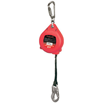 Miller MP16PZ716FT by Honeywell 16' Falcon Self Retracting Lifeline With Web Lifeline Stainless Steel Swivel And Carabiner And ANSI Snap