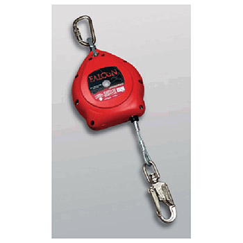 Miller MP30GZ730FT by Honeywell 30' Falcon Self Retracting Lifeline With Galvanized Wire Rope Lifeline Tagline And Carabiner