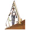 Miller by Honeywell Life Line 60 SkyGrip 2 Person Base Temporary SGS1860FT