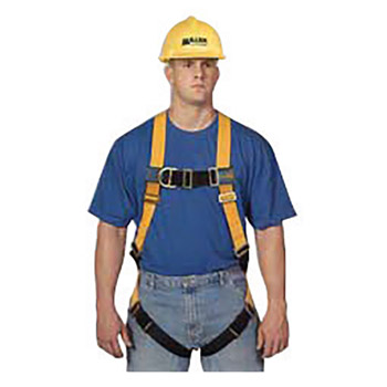Miller By Honeywell DFPT4000UAK Universal Titan Non-Stretchable Full Body Style Harness With Back D-Ring, Mating Shoulder Strap Buckle, Mating Chest Strap Buckle, Mating Leg Strap Buckle, Sub-Pelvic Strap And Pull-Free Lanyard Ring