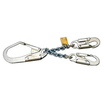 Miller By Honeywell DFPT8221 14 1/5" Titan Steel Chain Rebar Assembly With -2- Locking Snap Hooks And -1- Large Locking Rebar Hook