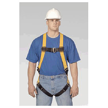 Miller By Honeywell DFPTF4000UAK Universal Titan T-FLEX Full Body Style Harness With Back D-Ring, Mating Shoulder, Chest And Leg Strap Buckle, Sub-Pelvic Strap And Pull-Free Lanyard Ring