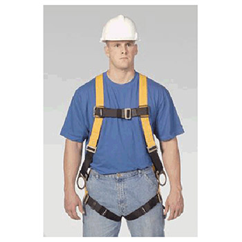 Miller By Honeywell DFPTF4507UAK Universal Titan T-FLEX Full Body Style Harness With Back And Side D-Ring, Mating Shoulder And Chest Strap Buckle, Tongue Leg Strap Buckle, Sub-Pelvic Strap And Pull-Free Lanyard Ring