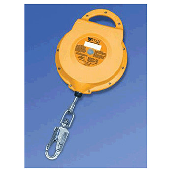 Miller TR5050FT by Honeywell 50' Titan Self-Retracting Lifeline With Glass-Filled Polypropylene Housing And 3/16" Galvanized Wire