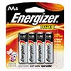 Energizer Batteries MAX AA Alkaline 4 Per Card E91BP-4