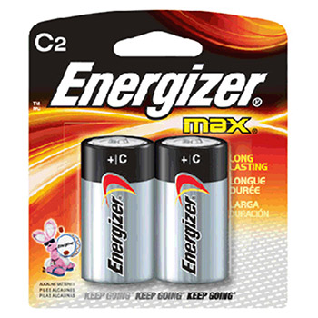 Energizer E93BP-2 MAX C Alkaline Battery (2 Per Card)