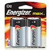 Energizer Batteries MAX D Alkaline 2 Per Card E95BP-2