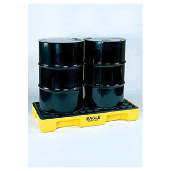 Eagle 1632 Two Drum (30 Gallon Capacity) Polyethylene Modular Spill Containment Platform