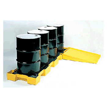 Eagle Manufacturing Four Drum Polyethylene In Line Spill Platform 1647