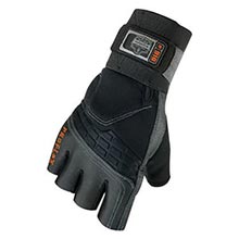 Ergodyne Black ProFlex 910 Half Finger Spandex E5717426 2X