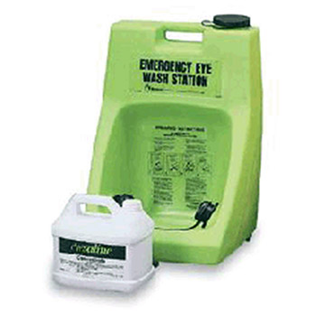 Fend-all Porta Stream I Portable Gravity Fed Eye Wash Station With 70 Ounce Saline Concentrate