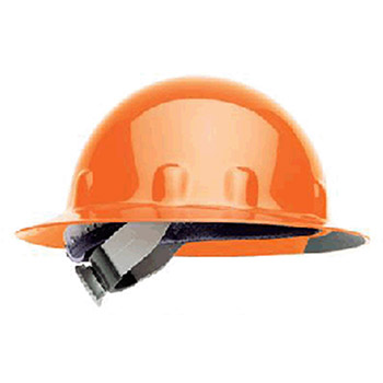 Fibre-Metal E1RW46A000 by Honeywell Hi-Viz Orange SUPEREIGHT Class E G or C Type I Thermoplastic Hard Hat With Full Brim And 3-R