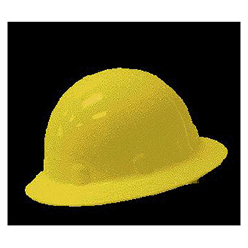 Fibre-Metal E1SW02A000 by Honeywell Yellow SUPEREIGHT SWINGSTRAP Class E G or C Type I Thermoplastic Hard Hat With Full Brim And 3-S