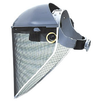 Fibre-Metal S199 by Honeywell Model 9 3/4" X 19" #24 Mesh Screen Extended View Faceshield Window