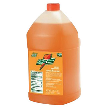 Gatorade GAT03955 1 Gallon Liquid Concentrate Bottle Orange Electrolyte Drink - Yields 6 Gallons