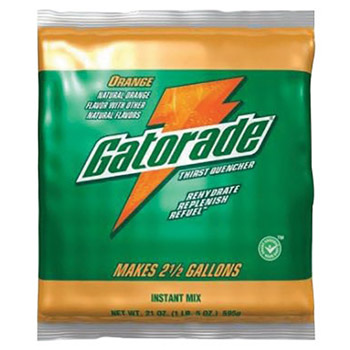 Gatorade GAT03957 8.5 Ounce Instant Powder Concentrate Packet Orange Electrolyte Drink - Yields 1 Gallon