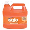 GOJO GOJ0948-04 1/2 Gallon Bottle White to Gray Natural* Orange Citrus Scented Smooth Hand Cleaner With Pump Dispenser