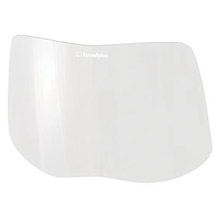 3M H0306-0200-53 Speedglas 6" X 3 7/8" L Series High Temperature Polycarbonate Outside Cover Plate For 9100 Series Helmet