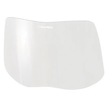 3M H0306-0200-53 Speedglas 6" X 3 7/8" L Series High Temperature Polycarbonate Outside Cover Plate For 9100 Series Helmet