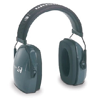 Howard Leight 1010922 by Honeywell Leightning L1 Light Gray Metal Headband Noise Blocking Earmuffs