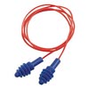 Howard Leight by Honeywell HLIAS-30R Multiple Use AirSoft 4-Flange Molded TPE  Corded Earplugs With Poly Cord And Reusable Case