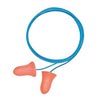 Howard Leight by Honeywell HLIMAX-30 MAX-30 Single Use Max Bell Shape Polyurethane Foam Corded Earplugs With Poly Cord