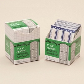 Honeywell HON010050  1" X 3" Plastic Adhesive Bandage, 100 Per Box