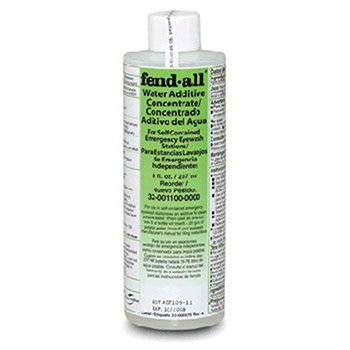 Fend-all 8 Ounce Bottle Sperian Water Additive For Use with Porta Stream ll And lll Eye Wash Stations